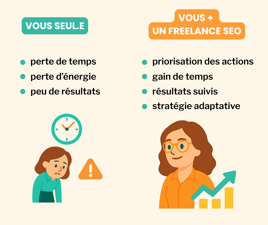 les avantages de déléguer son seo à une freelance
